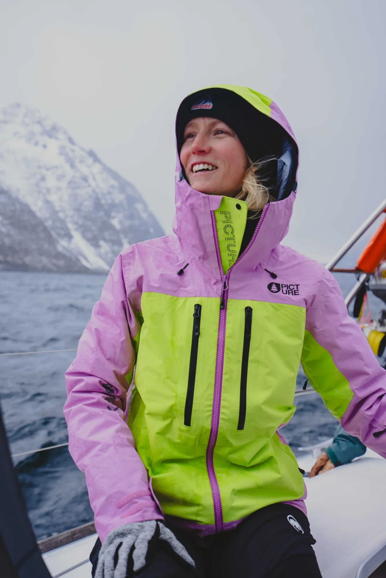 Marie-Kell on a sailboat